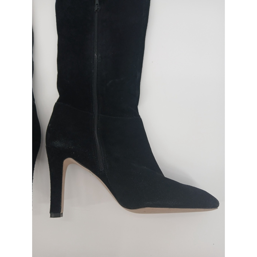 Kelsi Dagger Sophia Boots ShoesBlack Suede Over Knee Womens 9.5 - Picture 10 of 15